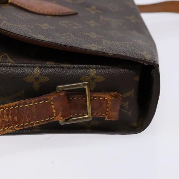 LOUIS VUITTON Monogram Monogram Saint Cloud GM Shoulder Bag M51242 Auth 135102 - Picture 4 of 15